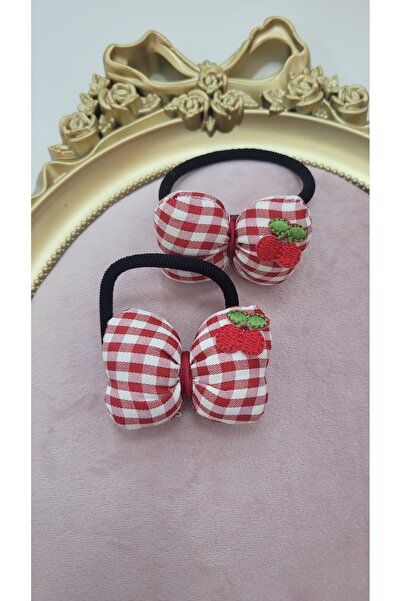 GÜLPEŞE 2 Puffy Cherries 🍒 Detailed Pötikare Pillow Buckle