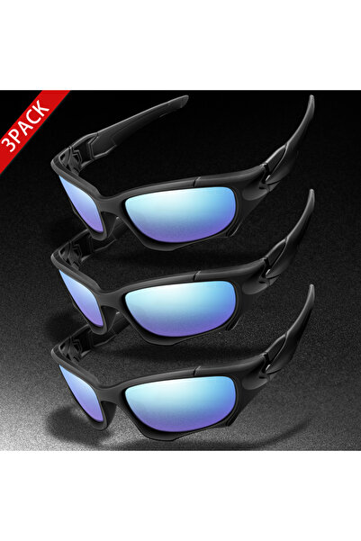 Choice XD7 (عبوة من 3 قطع) نظارات شمسية رياضية عصرية للأنشطة الخارجية للرجال ...