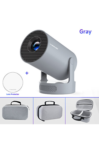 Choice9 جهاز عرض مغناطيسي مكعب HY300Pro مزود بقابس بريطاني وعدسة رمادية جديدة...