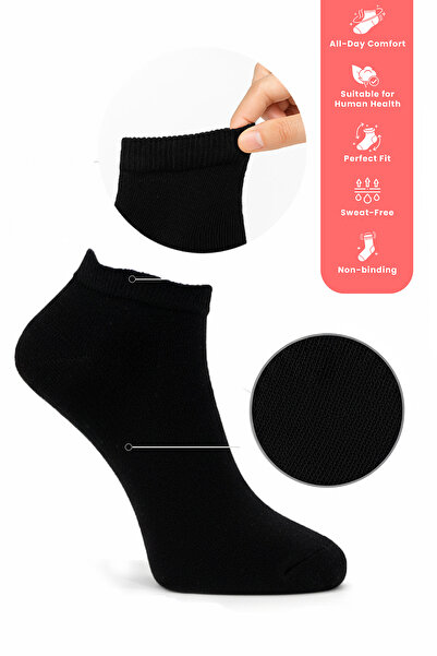 nisaNCa 3-Piece Cotton Men's Booties Socks Set - Mixed Color - Men's Sneaker Socks