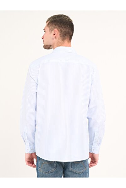 Timeout Men's long-sleeved striped shirt
