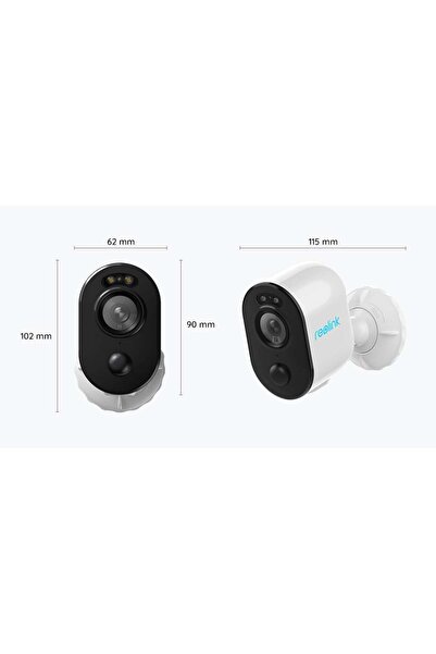 ReoLink Argus B330 surveillance camera with solar panel, artificial intelligence, detection, 4MP