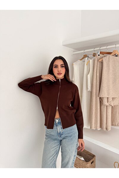 CLB COLLECTION انغلق محبوك سترة