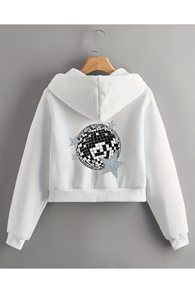 haha Kız Çocukları için Baskılı Ceket