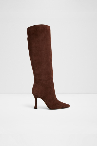 Aldo ADALINDA - Kadın Bej Hakiki Süet İnce Topuklu Slip-On Çizme