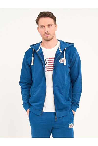 Timeout Hanorac barbat cu fermoar si gluga