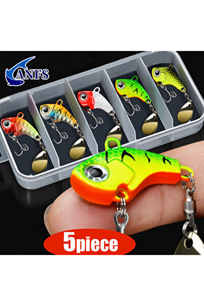 Choice 414-5 قطع 14 جرام مع صندوق مجموعة طُعم صيد مكونة من 5 قطع طُعم صناعي م...