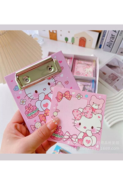synshop Hello Kitty Cat Secretary Note Paper Block Note Memo Pad Cube Note School Office Necessities Gift