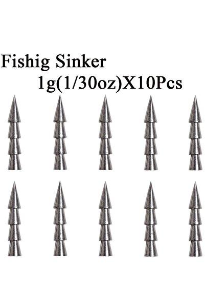 Choice 1 جرام 10 قطع/مجموعة حشوة صيد وزن 0.5 جرام 1 جرام 1.5 جرام 2 جرام 3.2 ...