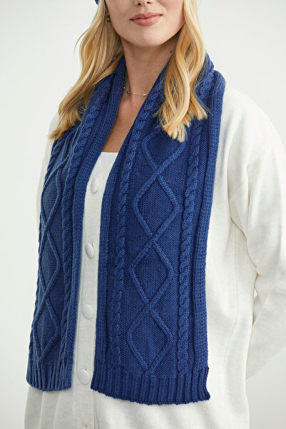 Sementa Knitted Scarf - Indigo