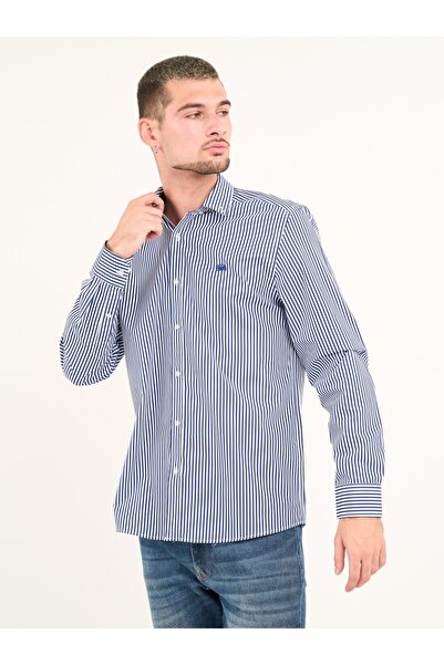 Timeout Men's long-sleeved striped shirt