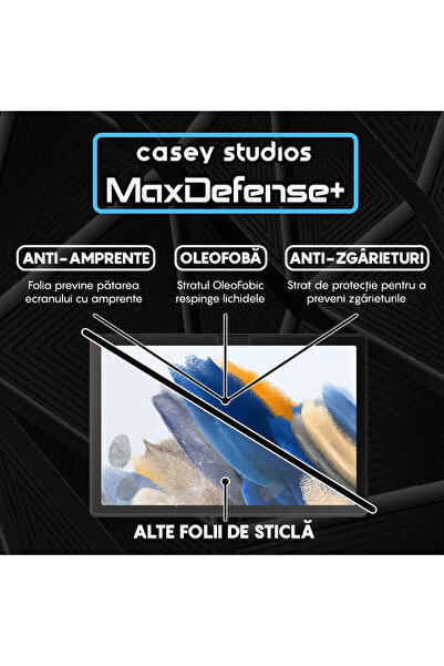 Casey Studios Folie Samsung Galaxy Tab A8 2021 10.5", Full Cover, HD, Anti Zgarieturi, Anti Socuri, Transparenta