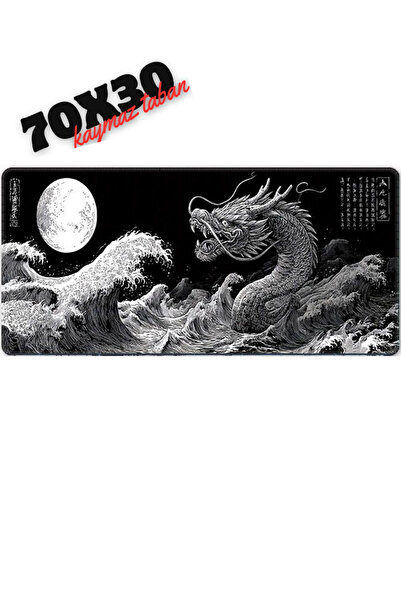 Sarftech 70x30 Kaymaz Taban Speed Yüzey Gaming Oyuncu Mousepad Su Geçirmez Ga...