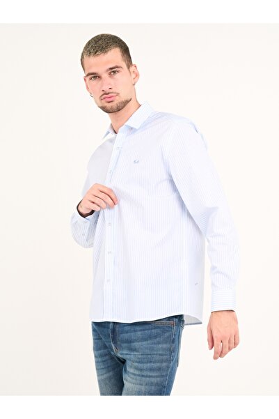 Timeout Men's long-sleeved striped shirt