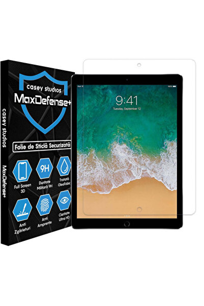 Casey Studios iPad Pro 12.9" 2017/2016/2015 Case, Full Cover, HD, Anti Scratch, Anti Shock, Transparent