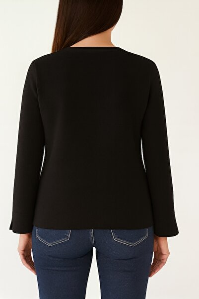 OEM - Classic black cardigan jacket, easy to match – L-XL