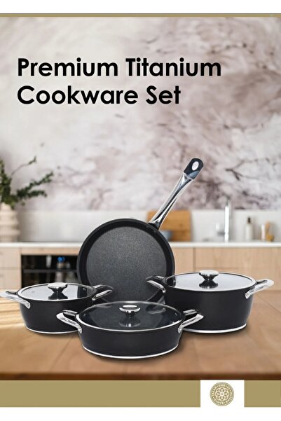 Mavipalandöken Esse Pro Titanium 7-Piece Cookware Set Is Fireproof and Non-Stick