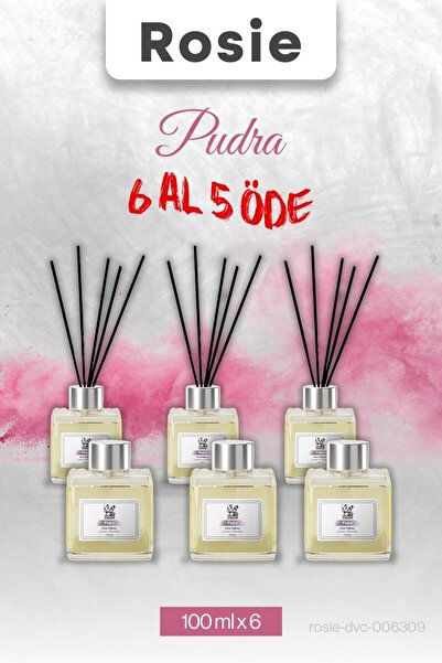Rosie 6 AL 5 ÖDE, Pudra Çubuklu Oda Kokusu 100 ml
