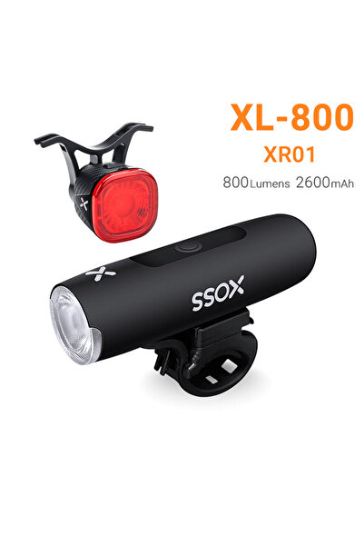 XOSS مصباح دراجة XL-800 XR01 XL400 800 مصنوع من الألومنيوم، مصباح أمامي للدرا...