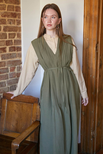 ZÜLAYS Nervür Detaylı Jile Haki