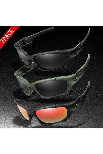 Choice XD3XD5XD6 عبوة من 3 نظارات شمسية رياضية عصرية للأنشطة الخارجية للرجال ...