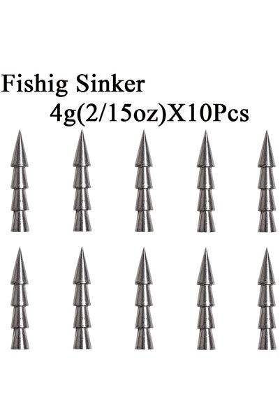 Choice 4 جرام 10 قطع/مجموعة حشوة صيد وزن 0.5 جرام 1 جرام 1.5 جرام 2 جرام 3.2 ...