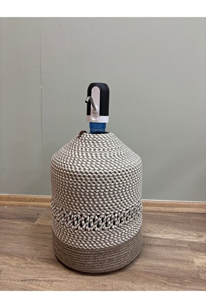 MaVaux Шикарний чохол для каністри з джутовим плетінням, чохол для каністри з візерунком