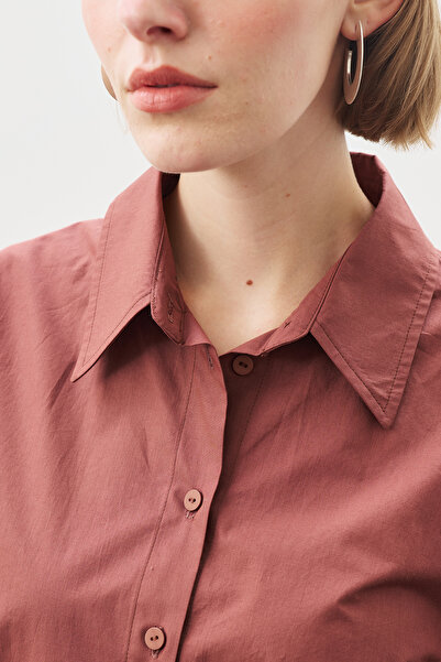 Manuka Classic Shirt with Wide Cuffs Cinnamon Shell