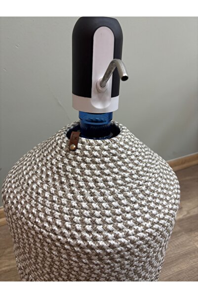 MaVaux Chic Bottle Cover Jute Straw Look, Patterned Bottle Cover