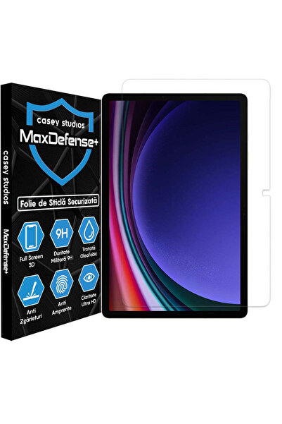 Casey Studios Samsung Galaxy Tab S9 FE 5G/S9/S8/S7 11" Screen Protector, Ultra HD, Anti-Scratch, Anti-Shock, Transparent