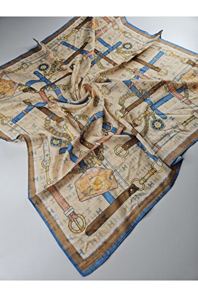 sem oyuncak Luxury Square Wool Scarf Foulard Double Sided 90 X 90 cm