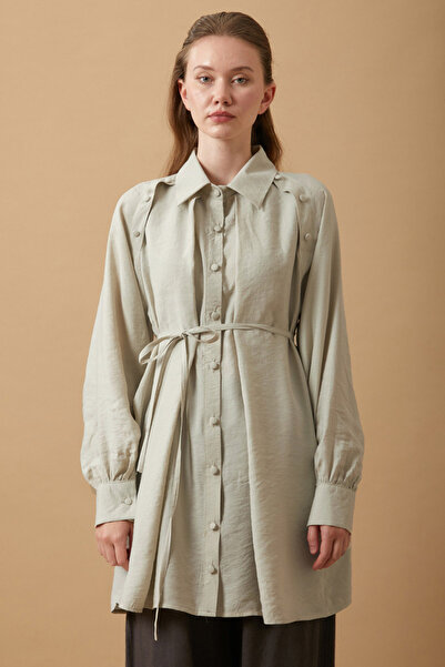 ZÜLAYS Belda Modal Gömlek Taş