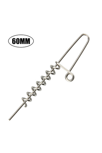 Choice دبابيس طُعم صيد السمك الناعم Spinpoler مقاس 60 مم، نظام لولبي متعدد ال...