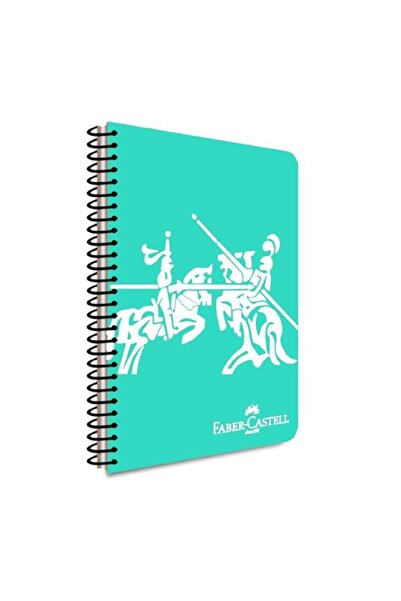 Faber Castell Faber-Castell Knights A4 100 Yaprak Plastik Kapak Spiralli Deft...