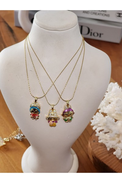 CEDRİCO Labubu Children's Steel Necklace