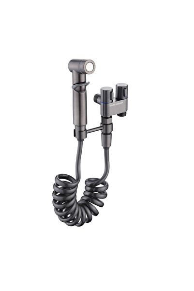 ambrasmart Set dus bideu cu pulverizator din alama, control dual si supapa un...