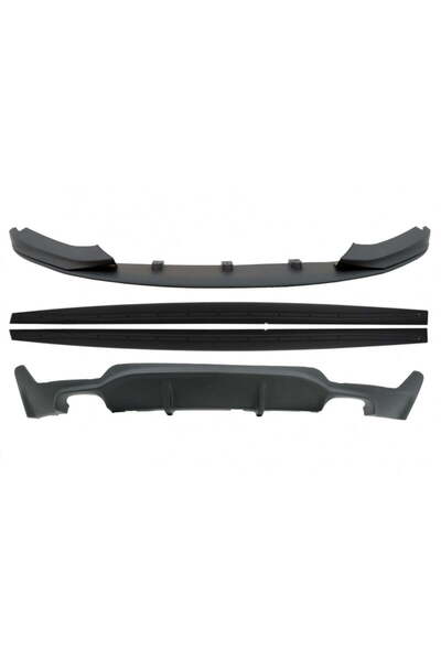 OEM Prelungire Bara Fata cu Difuzor Bara Spate Evacuare Dubla si Extensii Pra...