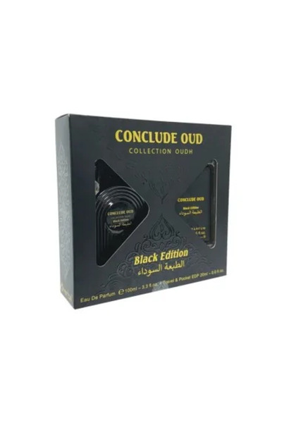 Omerta Conclude Oud Black Edition Women's Perfume Gift Set EDP 100 ml + 20 ml