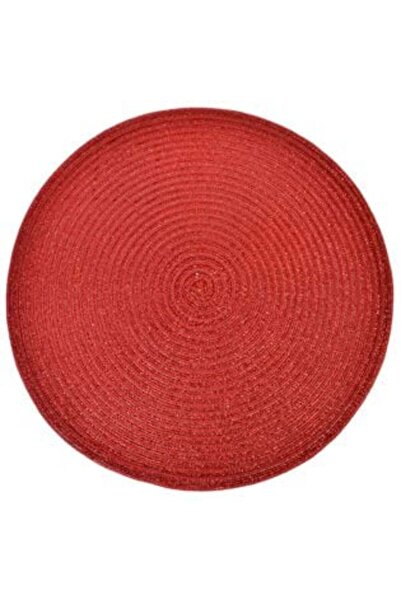 SHOPIENS Farfurie rotundă roșie de Crăciun Ø35 cm