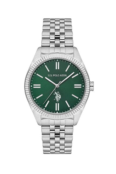 U.S. Polo Assn. Fundamental 42mm Green Dial Watch - USPA1096-04