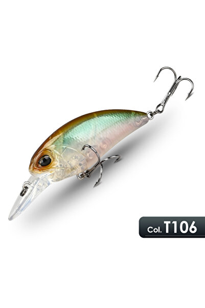 Choice طُعم صيد السمك PZ01-65F-T106 من ميريديث جيرك كرانك M65 عائم، 14 جرام، ...