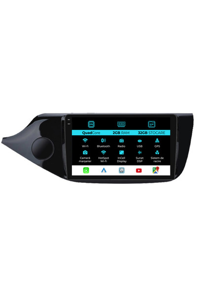 OEM Navigatie Dedicata Kia Ceed (2012-2020), 9Inch, 2Gb Ram, 32Gb Stocare, Ca...