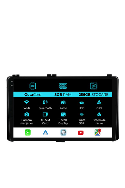 OEM Navigatie Dedicata Toyota Auris, Corolla (2015-2019), 9 Inch, 8Gb Ram, 25...