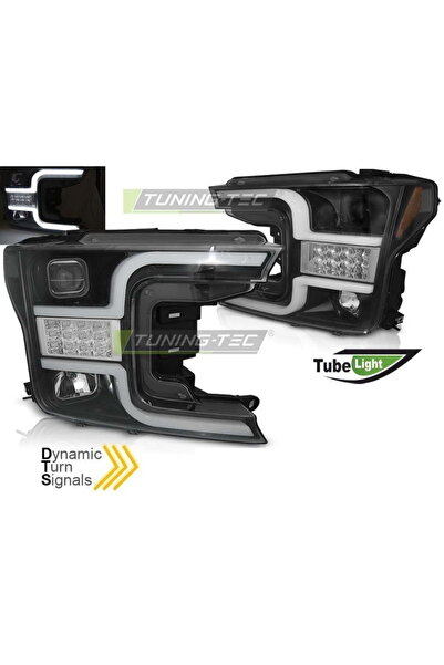 OEM Faruri TUBE LIGHT BLACK pentru FORD F150 MK13 2017-2020