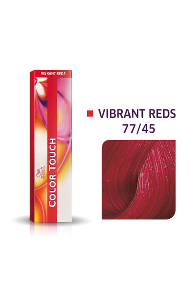Wella Professionals Color Touch Ammonia-Free Semi-Permanent Hair Dye 77/45 Medium Blonde ...