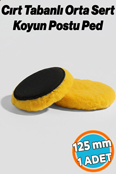 NZB (1 Adet) Orta Sert Koyun Kuzu Postu Pedi Ø 125 mm Pasta Cila Polisaj Cırt...