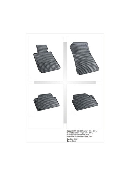 OEM Covoare cauciuc BMW E81/87 seria 1 2004-2011