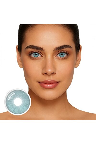 Fancy Look Meteor Green Green colored contact lenses, complete package with solution and case