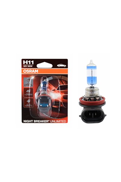 OEM Bec Auto Halogen Osram Night Breaker Unlimited H11 12V/55W