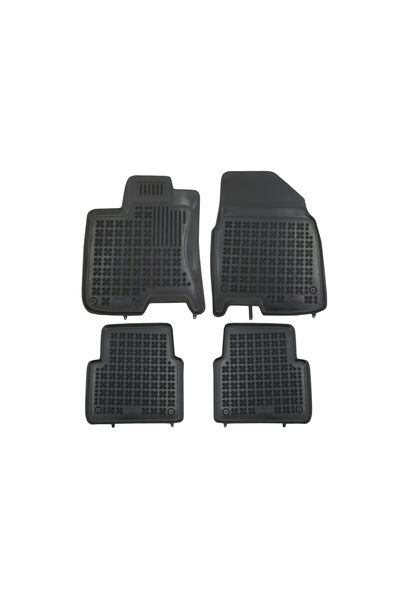 OEM Covorase Presuri Auto Negru din Cauciuc compatibil cu Nissan Qashqai +2 I...